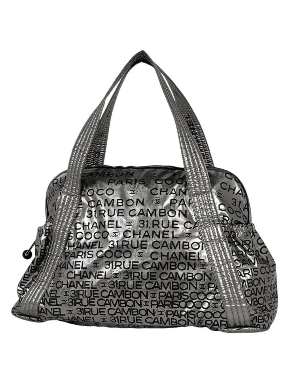 Chanel Unlimited Tote Nylon Silver